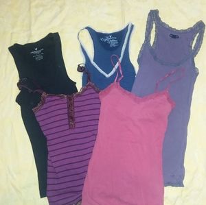 American Eagle tank tops.